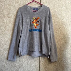 Disney Tigger Gray Fleece Pullover